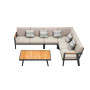 2-Seater Sofa LEFT (with cushions) HIGOLD EMOTI 697727/ TAUPE